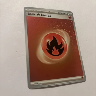 Basic Fire Energy (Cosmos Holo) 002 Sv01: Scarlet & Violet Base Set Holo - Image 1 of 4