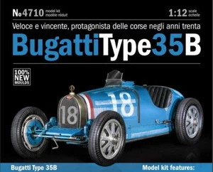 Model Car Kit Of Assembly Model Kit Italeri Bugatti Type 35B Scale 1:12 - Picture 1 of 1