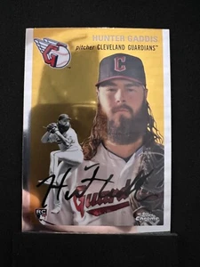 2023 Topps Chrome Platinum Anniversary Hunter Gaddis RC #146 Guardians Rookie - Picture 1 of 4