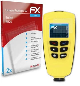 atFoliX 2x Película Protectora para Trotec BB20 transparente - Picture 1 of 9