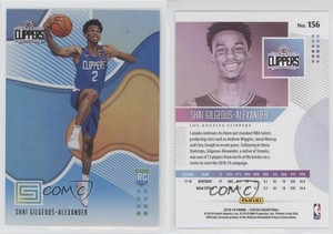 2018-19 Panini Status Rookies 2 Blue Shai Gilgeous-Alexander #156 Rookie RC