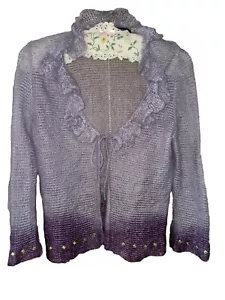CLASS ROBERTO CAVALLI SET JACKE + SWEATSHIRT MOHAIRMISCHUNG HERGESTELLT IN ITALIEN - Bild 1 von 24