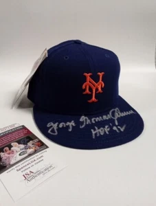 Tom Seaver Signed Inscribed NY Mets HOF'92 New Era Hat JSA # - Picture 1 of 7