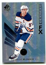 2017-18 SP Authentic Connor McDavid Spectrum FX Card #S-20 Edmonton Oilers