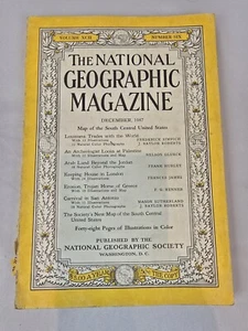 National Geographic DECEMBER 1947 Palestine Jordan Louisiana Trojan Horse No Map - Picture 1 of 5