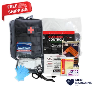 MediTac Bleeding Control Pack First Aid Kit QuikClot Celox with IFAK BAG Stocked - Picture 1 of 7