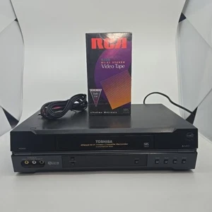 Toshiba W522 4-Head Hi-Fi Video Cassette Recorder Commercial Skip VCR Tested - Picture 1 of 9