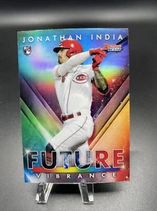 2021 Bowman’s Best JONATHAN INDIA Future Vibrance Refractor Rookie RC Reds - Picture 1 of 2