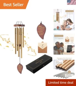 Wind Chimes for Outside, 30" Wooden Sympathy Wind Chimes Memorial Wind Chime ... - Picture 1 of 8