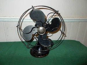 1920S EMERSON 10 INCH OSCILLATING FAN B-Jr ELECTRICALLY RESTORED WORKS GREAT! - Picture 1 of 15