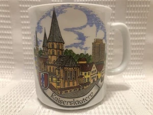 Kaiserslautern, Germany-City Landmarks/City Coat Of Arms-Panelled Collector Mug - Picture 1 of 7