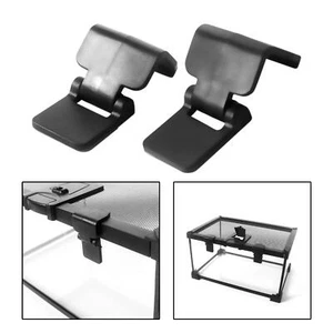2x Terrarium Locks Aquarium Lid Clips for Turtle Living Box Reptile Box Tank - Picture 1 of 7