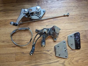 Controles delanteros ranurados Accutronix Harley Softail con extensión de 3" cromo - Imagen 1 de 9