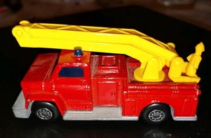 Vintage Matchbox Superfast 1977 Red Snorkel Fire Engine Truck #13 (12D) - Picture 1 of 6