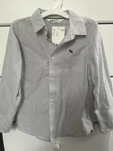 H&M Button Down Boys Shirt, Size 6 - Picture 1 of 2