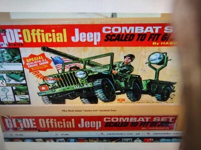 Vintage Homem GI Joe Jeep 7000 Incompleto 12 Polegadas Gi Joe Uniforme Camuflado 1971 - Imagem 1 de 3