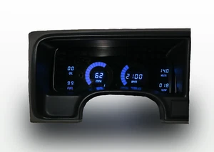 1995-1999 Chevy Truck Digital Dash Panel Cluster Gauges BLUE LEDs - Picture 1 of 4