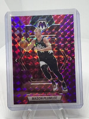 2022-23 Panini Mosaic Mason Plumlee Purple Prizm /99 #134 Los Angeles Clippers - Image 1 of 2