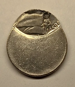 1985-P 70% Off Center Jefferson Nickel Unc. Mint Error - Picture 1 of 2