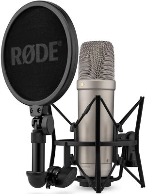 Rode NT1 5th Generation Condenser Microphone, ShockMount, Silver - Image 1 of 4