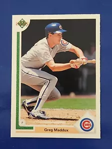 1991 Upper Deck | Greg Maddux #115 - Chicago Cubs Baseball Card - Picture 1 of 2