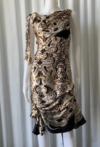 Impresionante Vestido Delfrance Ribeiro Bufanda Seda Alta Costura XS/S - Imagen 1 de 8