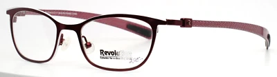 REVOLUTION RCF206 BUPK Burgundy Pink Sun Clip Womens Eyeglasses 47-17-136 B:30 - Image 1 of 4