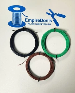 20 AWG (600V) Mil-Spec cable (PTFE) trenzado plateado cobre, kit 75 ft - Imagen 1 de 1
