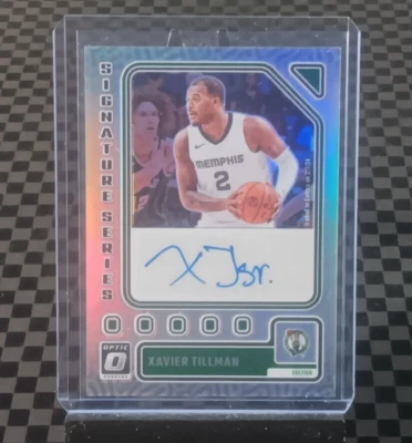 Xavier Tillman 2023-24 Panini Donruss Optic Silver Prizm Signature Series Auto - Image 1 of 2