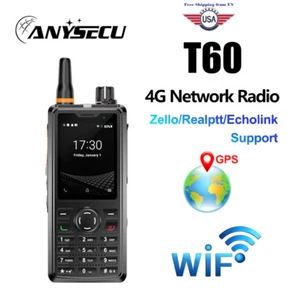 Anysecu T60 Android 8.1 4G Network Radio Work With Zello REAL-PTT Echolink GPS - Picture 1 of 9