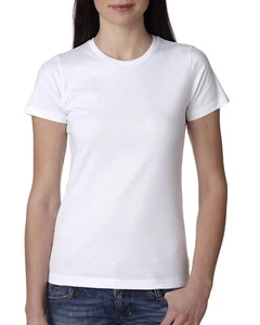 Next Level Ladies' 4.3 oz. Cotton Short Sleeves Boyfriend T-Shirt N3900 XS-3XL - Picture 1 of 35