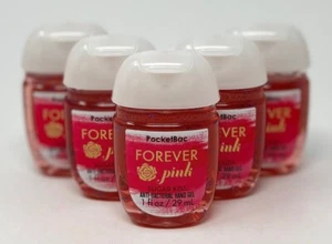 5 BATH & BODY WORKS FOREVER PINK SUGAR KISS POCKETBAC ANTIBAKTERIELLES HANDGEL - Bild 1 von 5