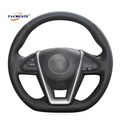 Hágalo usted mismo Cubierta de volante de cuero genuino para Nissan Máxima 2016-2020 #1002 Foto 1 de 4