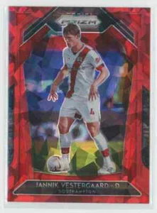 Panini Prizm Premier League 2020 Jannik Vestergaard rojo hielo agrietado Southampton - Imagen 1 de 2