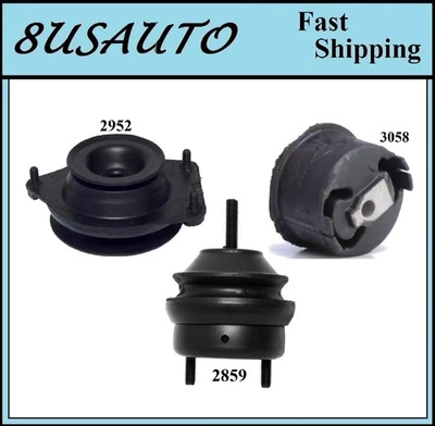 3 PIEZAS MONTAJE MOTOR Y TRANSMISIÓN APTO PARA BUICK SKYLARK 1988-1991 2,3 L - TRANSMISIÓN AUTOMÁTICA Foto 1 de 4