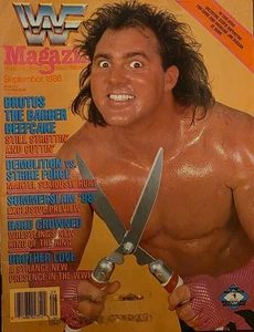 WWF Magazine September 1988 Brutus the Barber Beefcake      - Picture 1 of 19