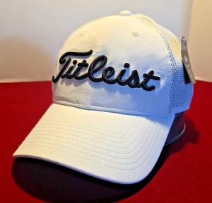 Titleist Golf Tour Performance Snapback Cap Hat White Elmira PBA White +Blue NWT - Picture 1 of 7