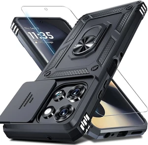 Funda de teléfono duradera Moto G Power 5G 2025 con soporte y protector de pantalla gratuito - Imagen 1 de 8