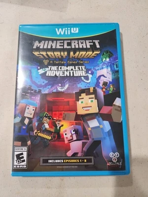 Minecraft Story Mode The Complete Adventure Nintendo Wii U - Complete CIB - Image 1 of 3