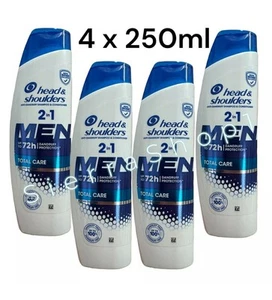 4 x Head & Shoulders Total Care 2-in-1 Anti-Dandruff Men's Shampoo and Cond’ - Picture 1 of 1