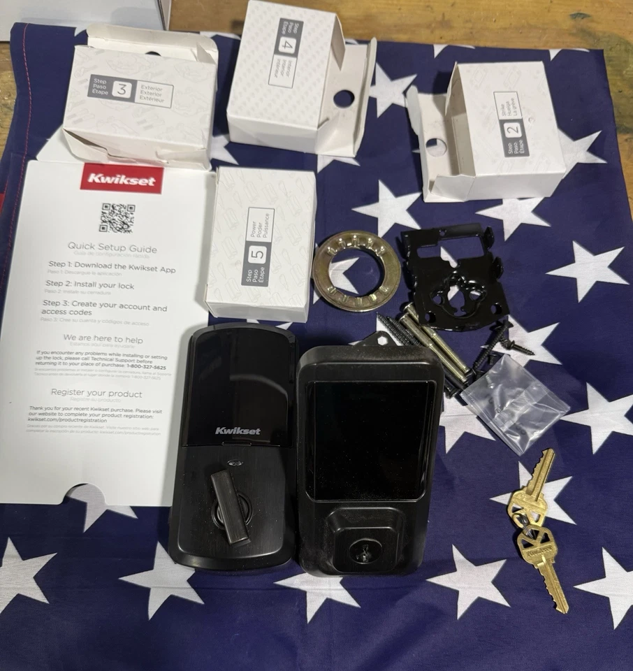 Kwikset Halo Wi-Fi Smart Lock, Deadbolt Venetian Brown - Image 1 of 1