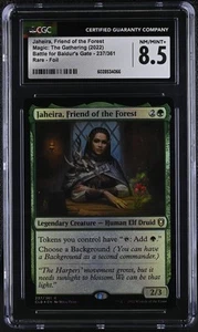JAHEIRA, FRIEND OF THE FOREST Commander Legends Baldur's Gate Foil CGC 8.5 MTG - Picture 1 of 2