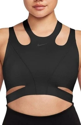 Nike FutureMove Women's XXL Non-Padded Strappy Sports Bra Black 2XL FQ2640 NEW - Image 1 of 4
