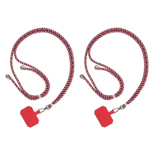 2Pcs Universal Phone Lanyard Case Cover Holder Sling Strap Neck Cord For iPhone - Picture 1 of 20