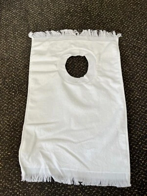 Ручное полотенце хлопок махровый пуловер над головой нагрудники с бахромой 14 цветов один размер - Изображение 1 из 3