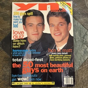 1999 FEBRUARY YM YOUNG & MODERN MAGAZINE - BEN AFFLECK & MATT DAMON - L 6908 - Picture 1 of 5