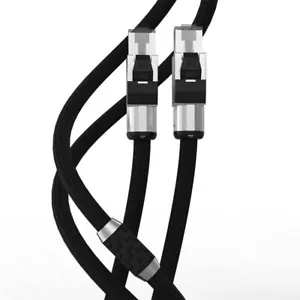28 AWG CAT8 Ethernet Ethernet Internet Cord RJ45 Network Cable Double Shielding - Picture 1 of 6