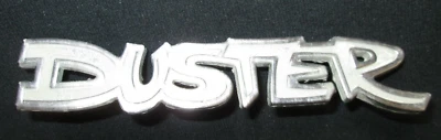 1972 1973 1974 1975 1976 PLYMOUTH DUSTER FENDER EMBLEM BADGE ORIGINAL OEM MOPAR - Image 1 of 4