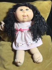 Cabbage Patch Kid Doll Jakks 2012 Xavier Robberts Long Black Curly Hair 14.5”