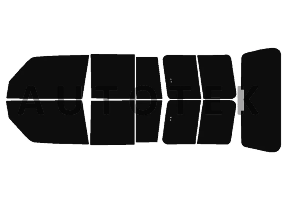 PreCut All Sides Window Film For Mitsubishi Montero 1992-1999 Glass Tint - Image 1 of 4